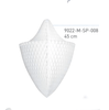 Paper honeycomb ornaments decorations | paper baubles | white Christmas decor | various shapes | centrepieces - Decopompoms