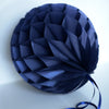 Pearlesence Navy blue paper honeycomb - hanging party decoration - Decopompoms