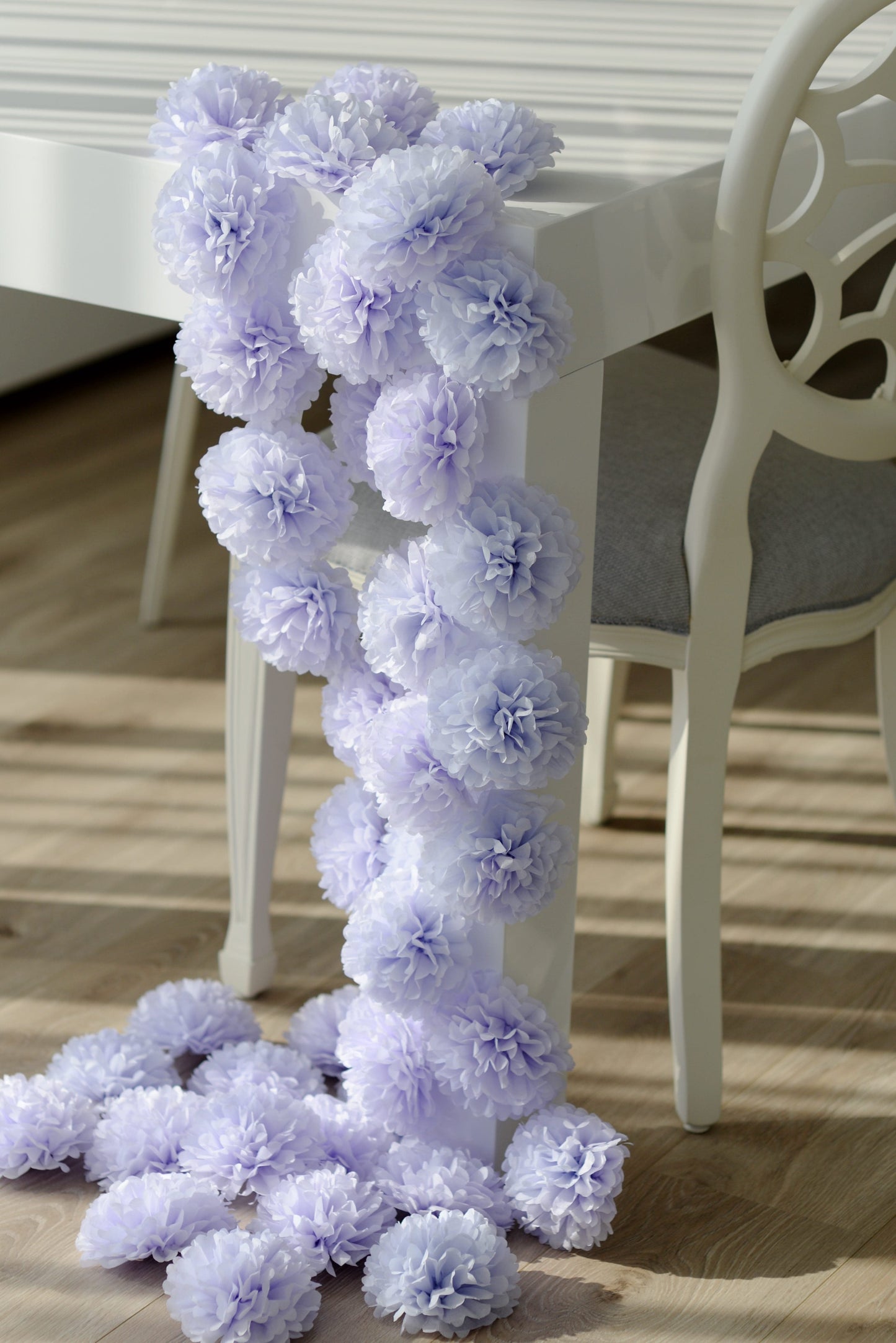 Mini size 15 cm / 6 inch pom poms value set - Decopompoms
