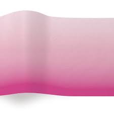 Ombre pink tissue paper sheets 76x50cm - Decopompoms