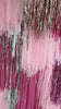 Pink Shimmer Fringe Backdrop – Photo Wall & Party Decoration