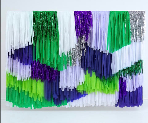 Buzz Lightyear Fringe Backdrop – Space Party Streamer Wall