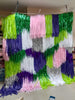 Custom Colour Fringe Backdrop Wall | Streamer Photo Backdrop | Event Decoration