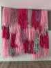 Pink Shimmer Fringe Backdrop – Photo Wall & Party Decoration