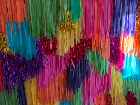 Custom Colour Fringe Backdrop Wall | Streamer Photo Backdrop | Event Decoration