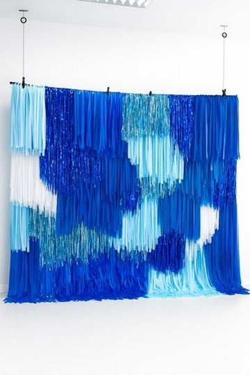 Custom Colour Fringe Backdrop Wall | Streamer Photo Backdrop | Event Decoration