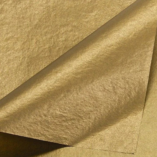 metallic tissue paper 10 Metallic Gold Tissue Paper Sheets | Gift Wrap Paper in Metallic Gold, Size 56 x 76cm (19"x28") - Perfect for Gifting and Crafting 10 Metallic Gold Tissue Paper Sheets decopompoms