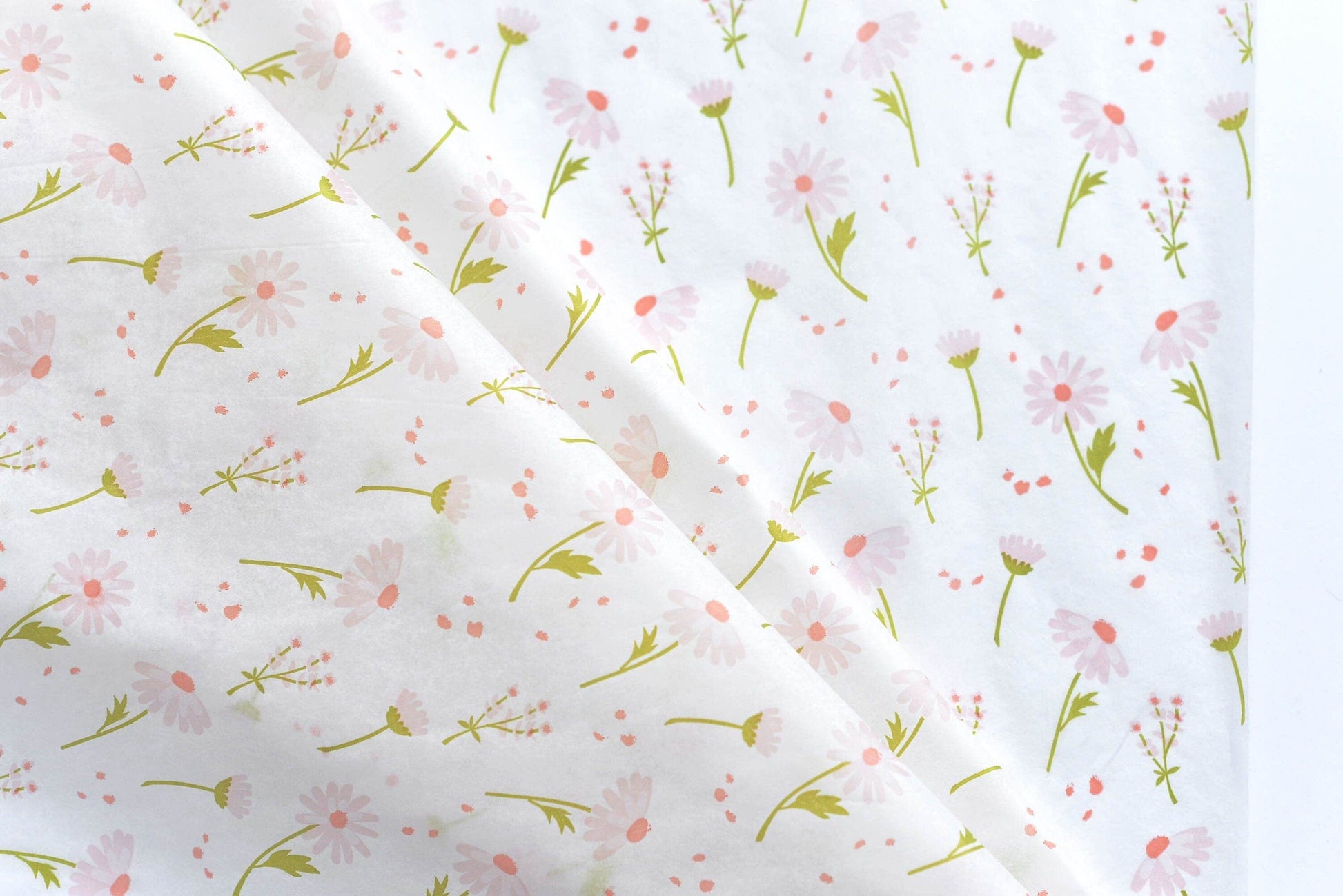 Blooming fields tissue paper sheets | floral gift wrapping paper - premium quality 20