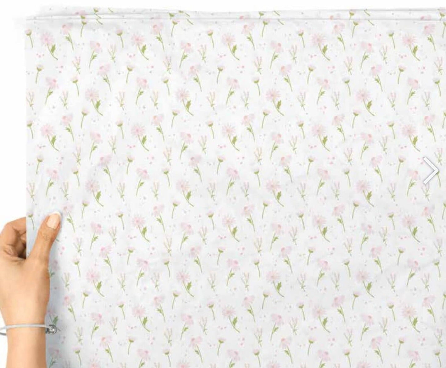 Blooming fields tissue paper sheets | floral gift wrapping paper - premium quality