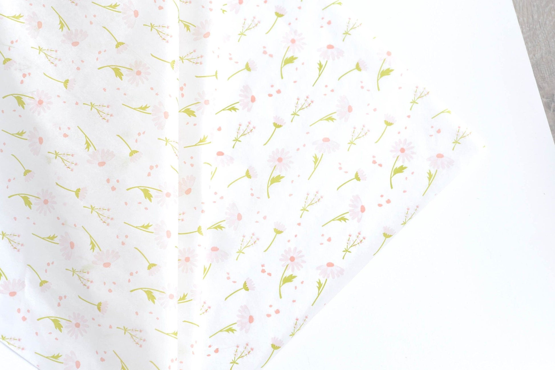 Blooming fields tissue paper sheets | floral gift wrapping paper - premium quality