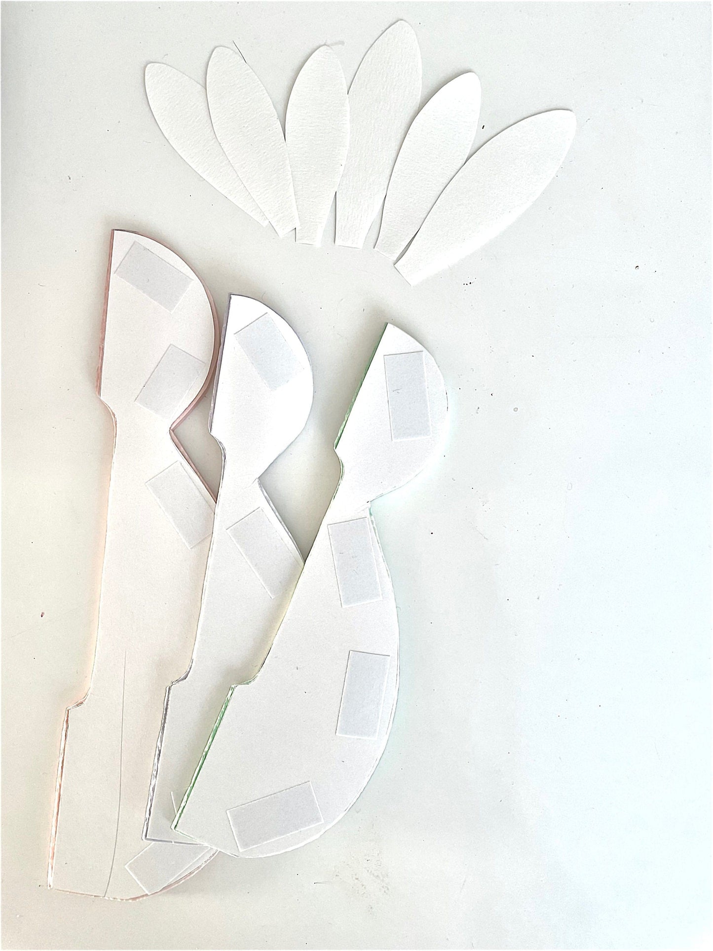 Bunny family Paper honeycomb party decoration set, Easter decor, birthday rabbit decorations baby shower, house warming gift, kids room