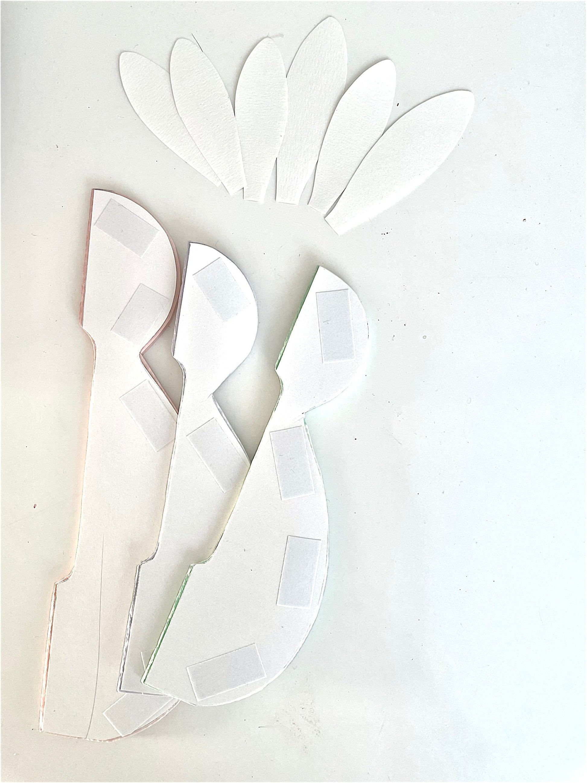 Bunny family Paper honeycomb party decoration set, Easter decor, birthday rabbit decorations baby shower, house warming gift, kids room