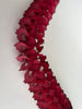 physical Burgundy  Classic honeycomb vintage Paper Garland party decoration set 3PSC- 142” /  360cm - wedding, birthday, backdrop, fall baby shower Decopompoms