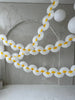 physical Daisy paper party garland, 360cm, daisies birthday decorations, wedding bunting, bridal shower banner, boho party hanging, hippie party Decopompoms