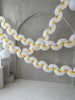 physical Daisy paper party garland, 360cm, daisies birthday decorations, wedding bunting, bridal shower banner, boho party hanging, hippie party Decopompoms