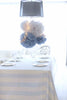 physical Dusty blue, grey and white paper pom pom set | Wedding decorations | Paper flowers | Nursery decor | Boy baby shower Decopompoms