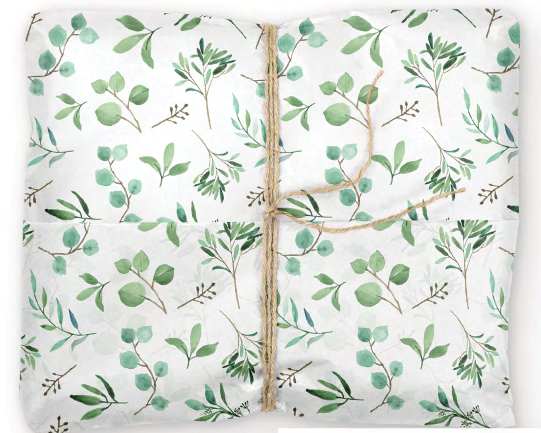Eucalyptus printed tissue paper sheets - Premium quality gift wrap paper - High quality - eco friendly wrapping