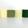 physical Green and cream crepe paper streamer Garland Kit Decopompoms