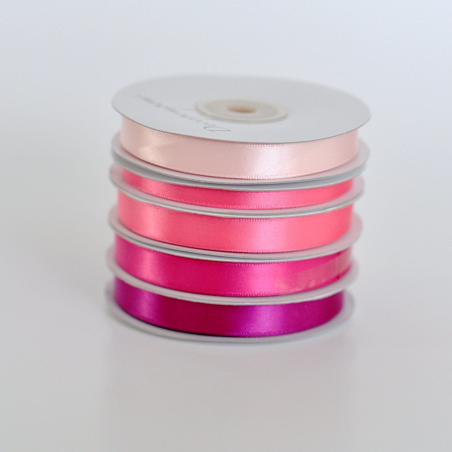 Hot pink double sided satin ribbon full roll 25m 6 / 12 mm Bright pink Gift Wrap ribbon pink Ribbon Gift Ribbon Decoration Wrapping