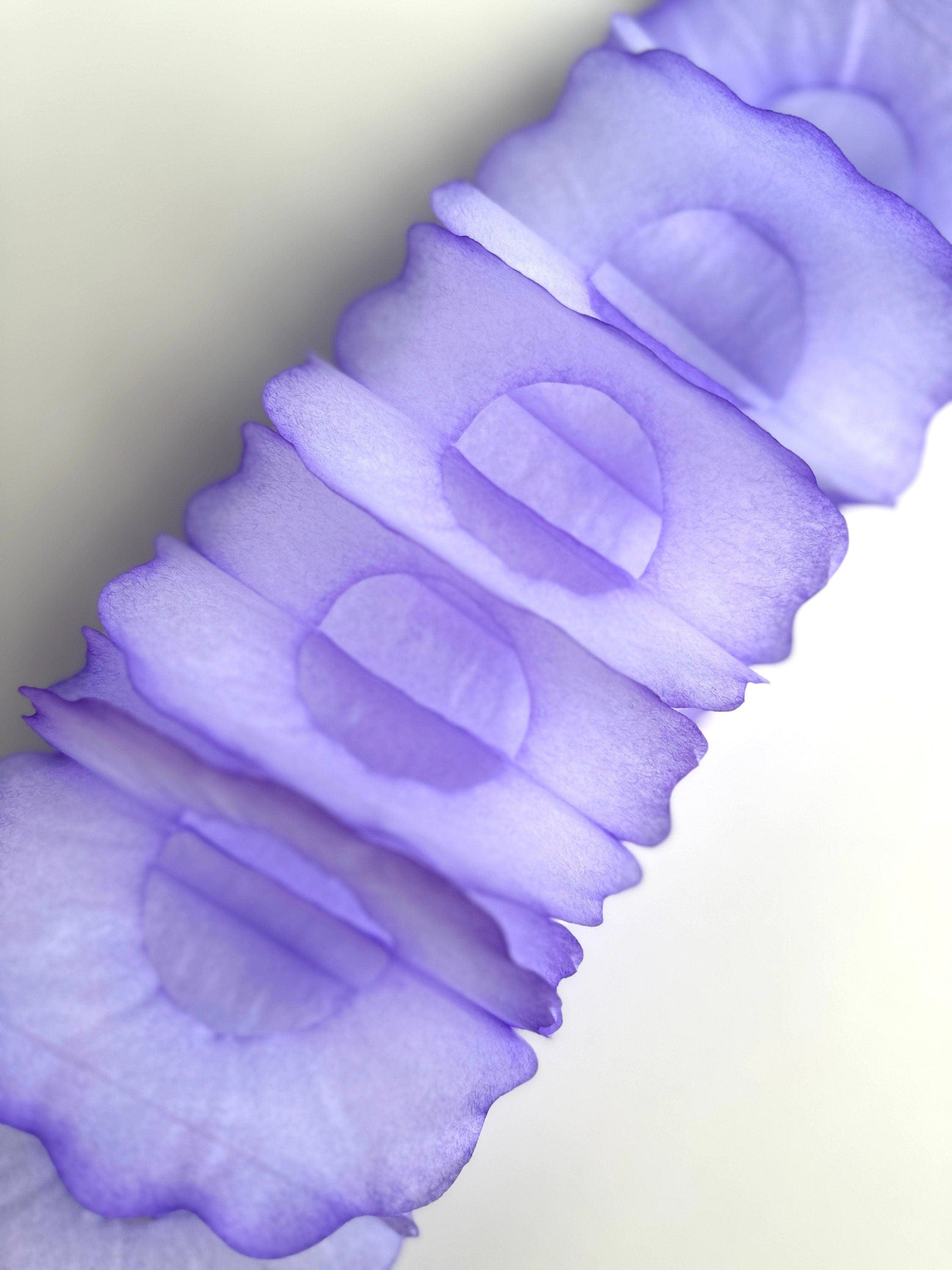 Lavender Classic vintage Paper Garlands - set of 3 - 142 " / 360cm - reusable