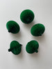 physical Holiday Green mini paper baubles honeycomb decorations - 5 baubles | Christmas decor | paper decorations | Christmas decorations Mini baubles 8cm Decopompoms