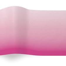 Ombre pink tissue paper sheets | Pink gift wrapping paper - premium quality