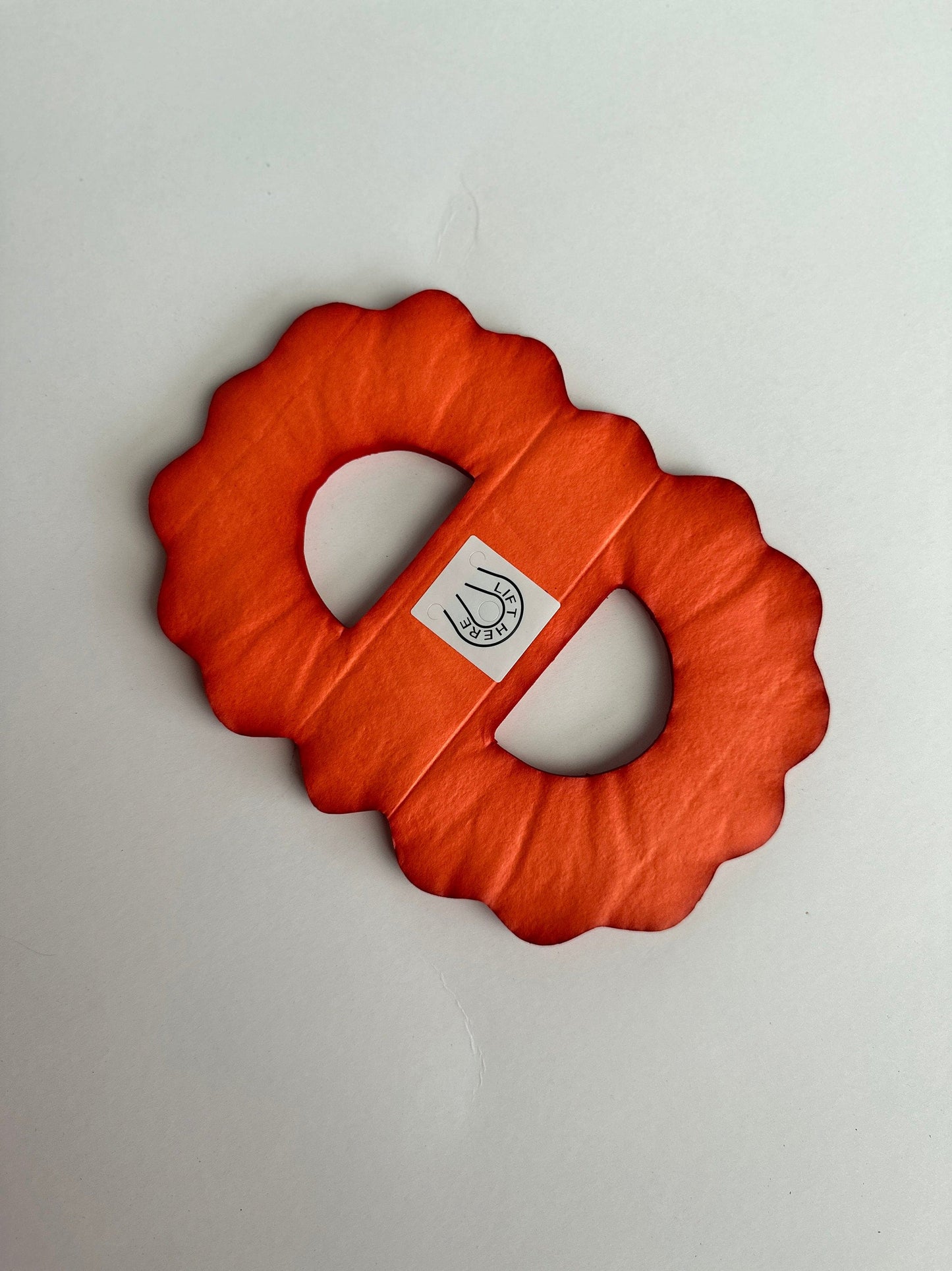 Orange Classic vintage Paper Garlands - set of 3 - 142 " / 360cm - reusable