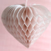 physical Paper heart Hanging paper decoration  25cm | Heart shape paper pom pom | Valentines day decor | Wedding decorations Decopompoms