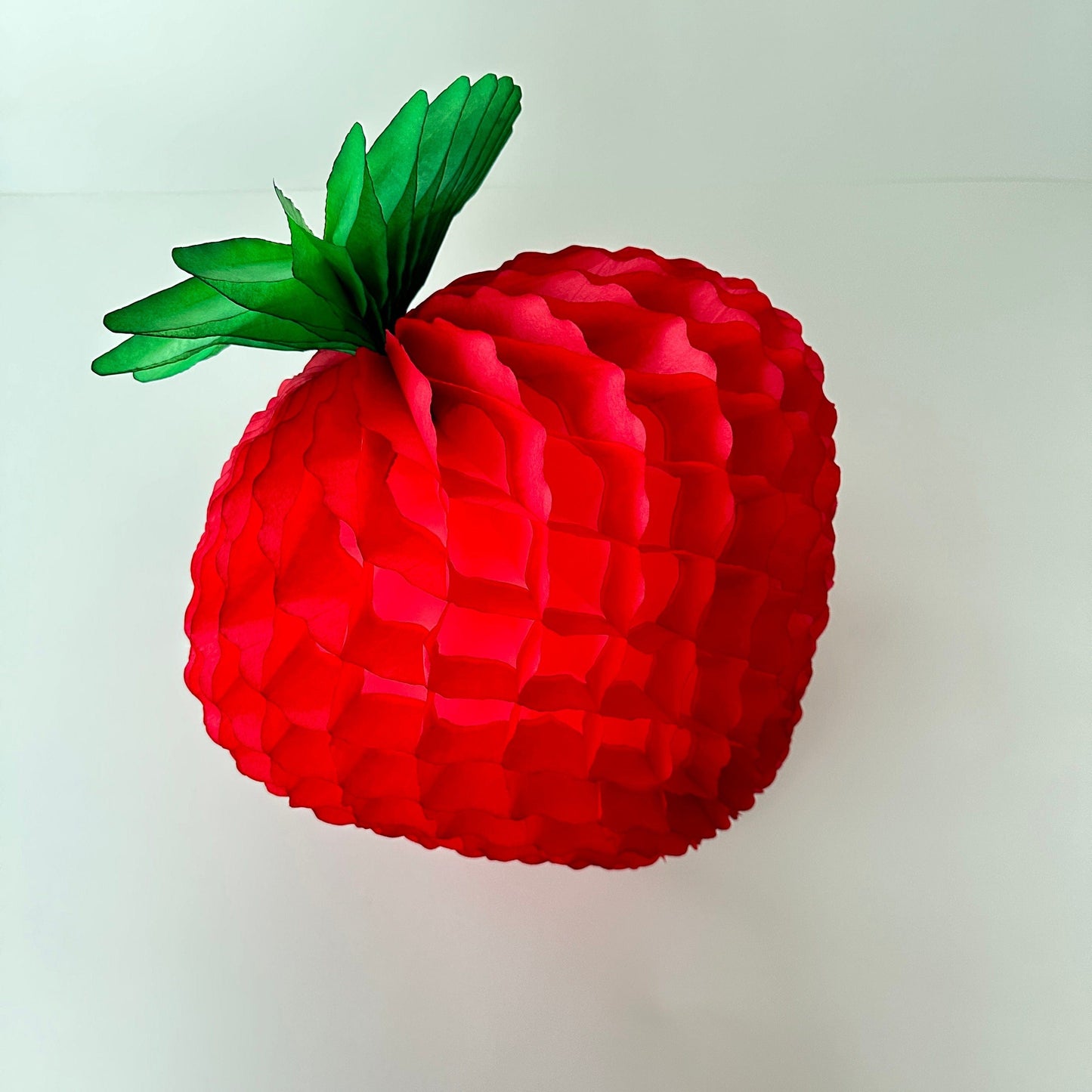 Paper strawberry honeycomb - size of 39 cm / Strawberry Party - Berry Sweet Birthday