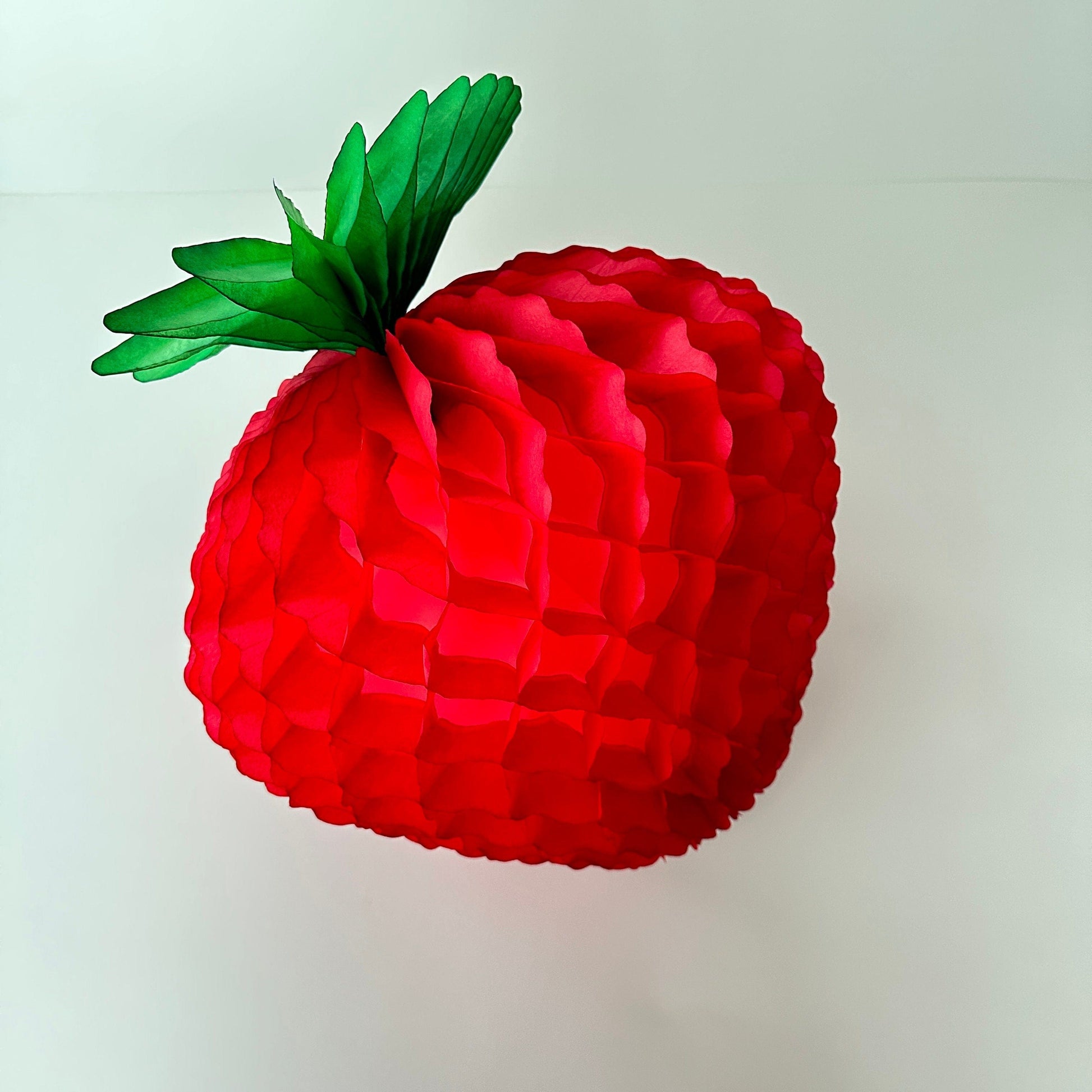 Paper strawberry honeycomb - size of 39 cm / Strawberry Party - Berry Sweet Birthday