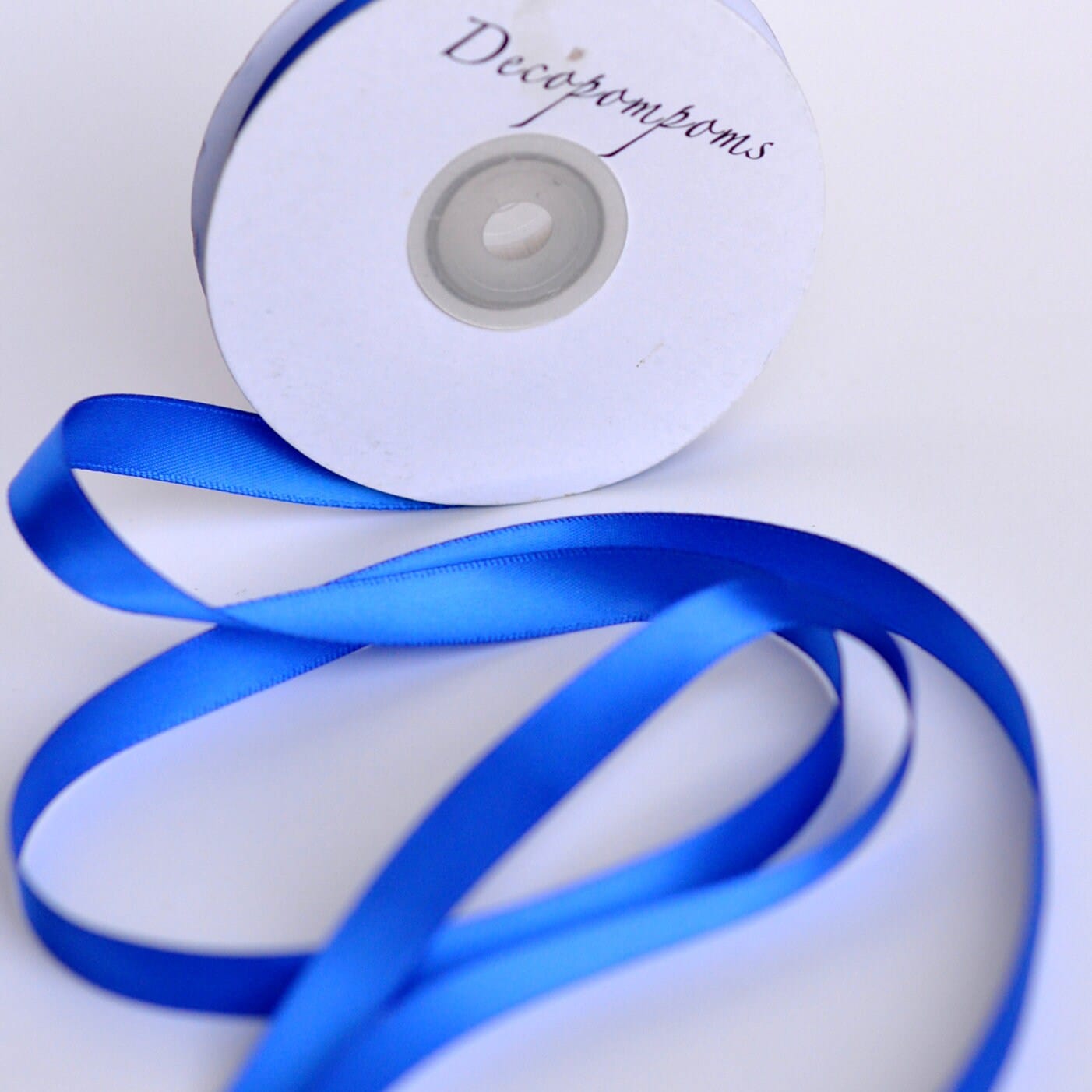 Parade Blue double sided satin ribbon full roll 25m 6 /12 mm royal blue Gift Wrap ribbon bright blue Ribbon Gift Ribbon Decoration Wrapping