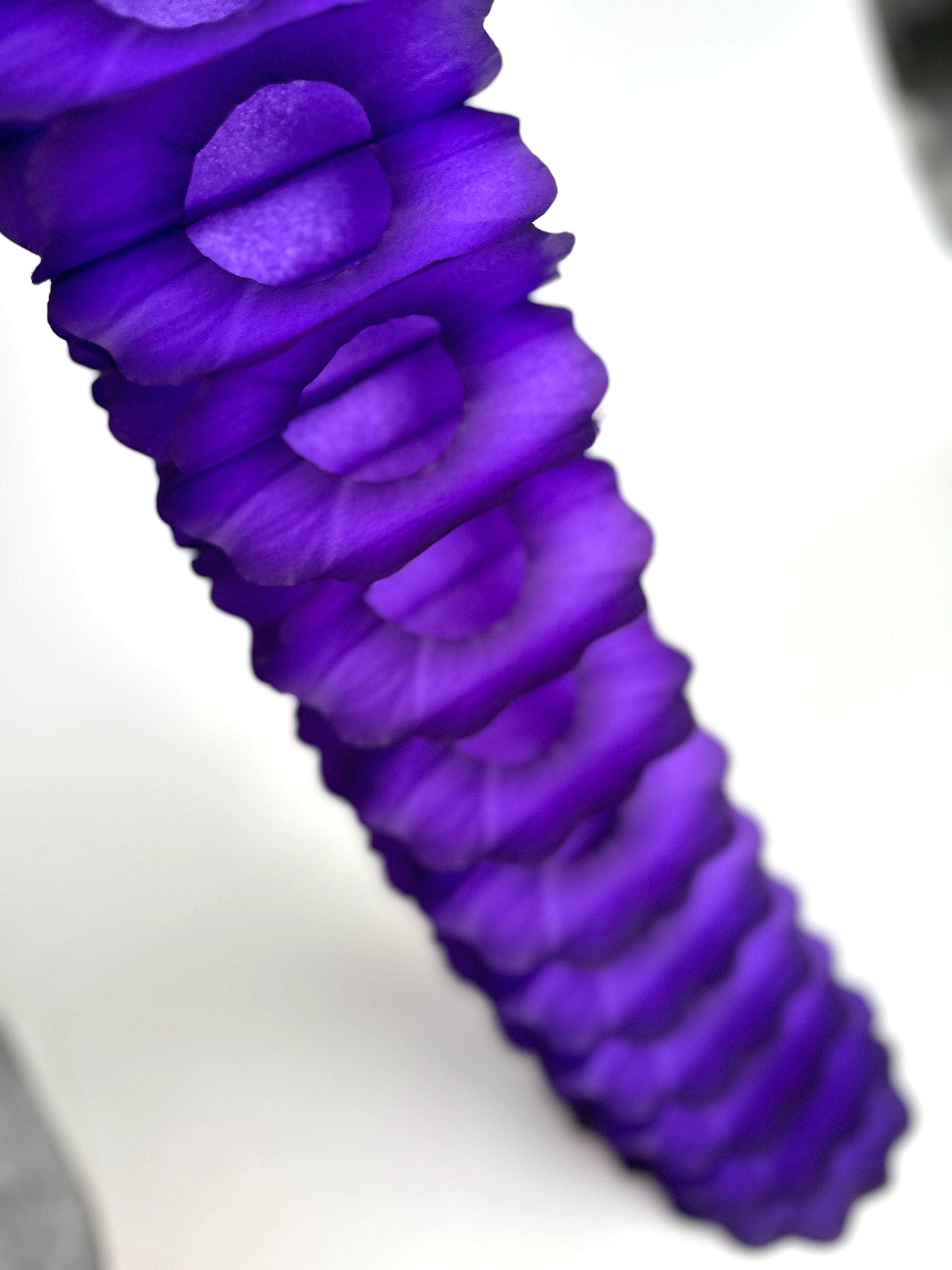 Purple Classic vintage Paper Garlands - set of 3 - 142 " / 360cm - reusable