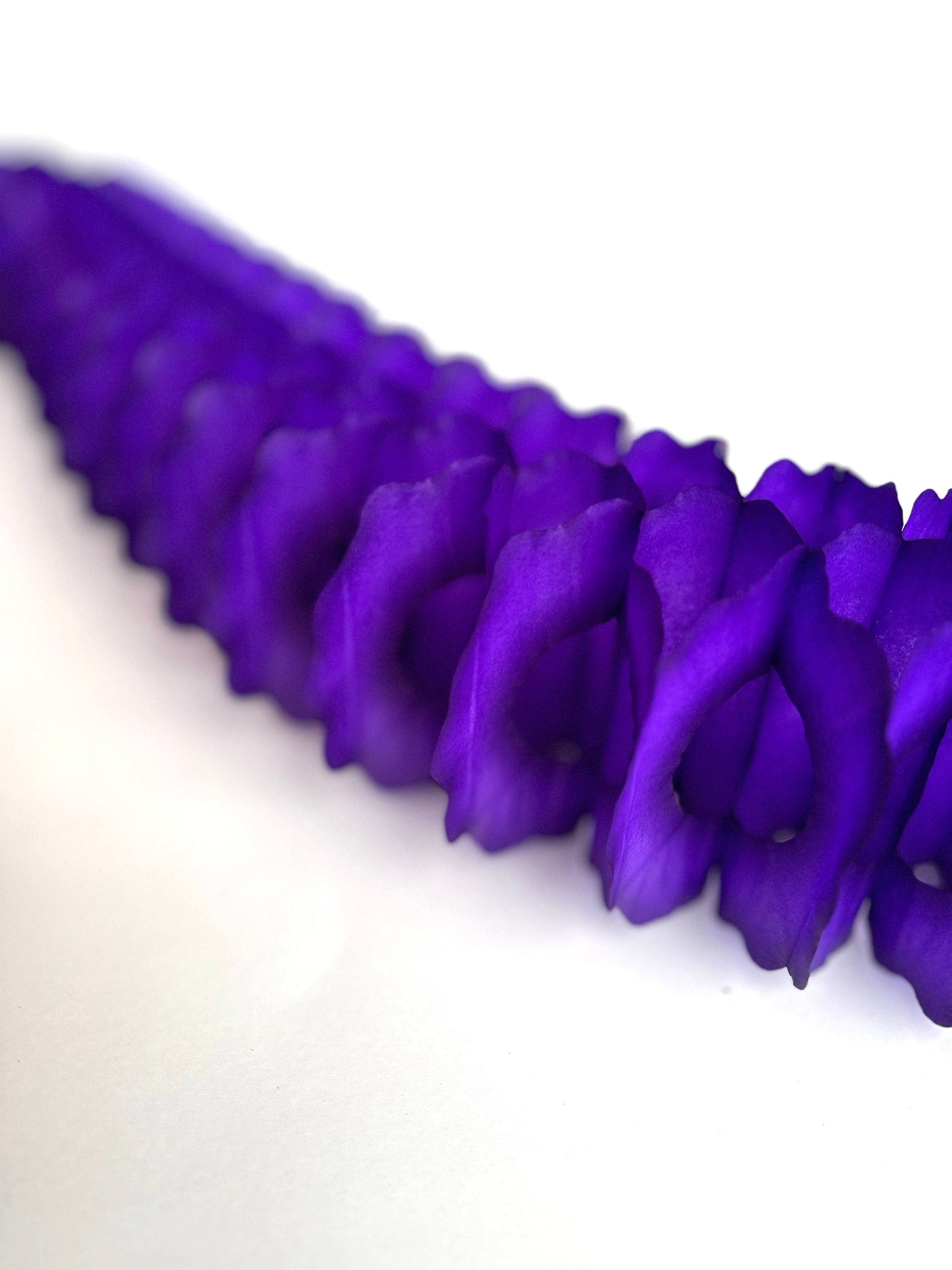 Purple Classic vintage Paper Garlands - set of 3 - 142 " / 360cm - reusable