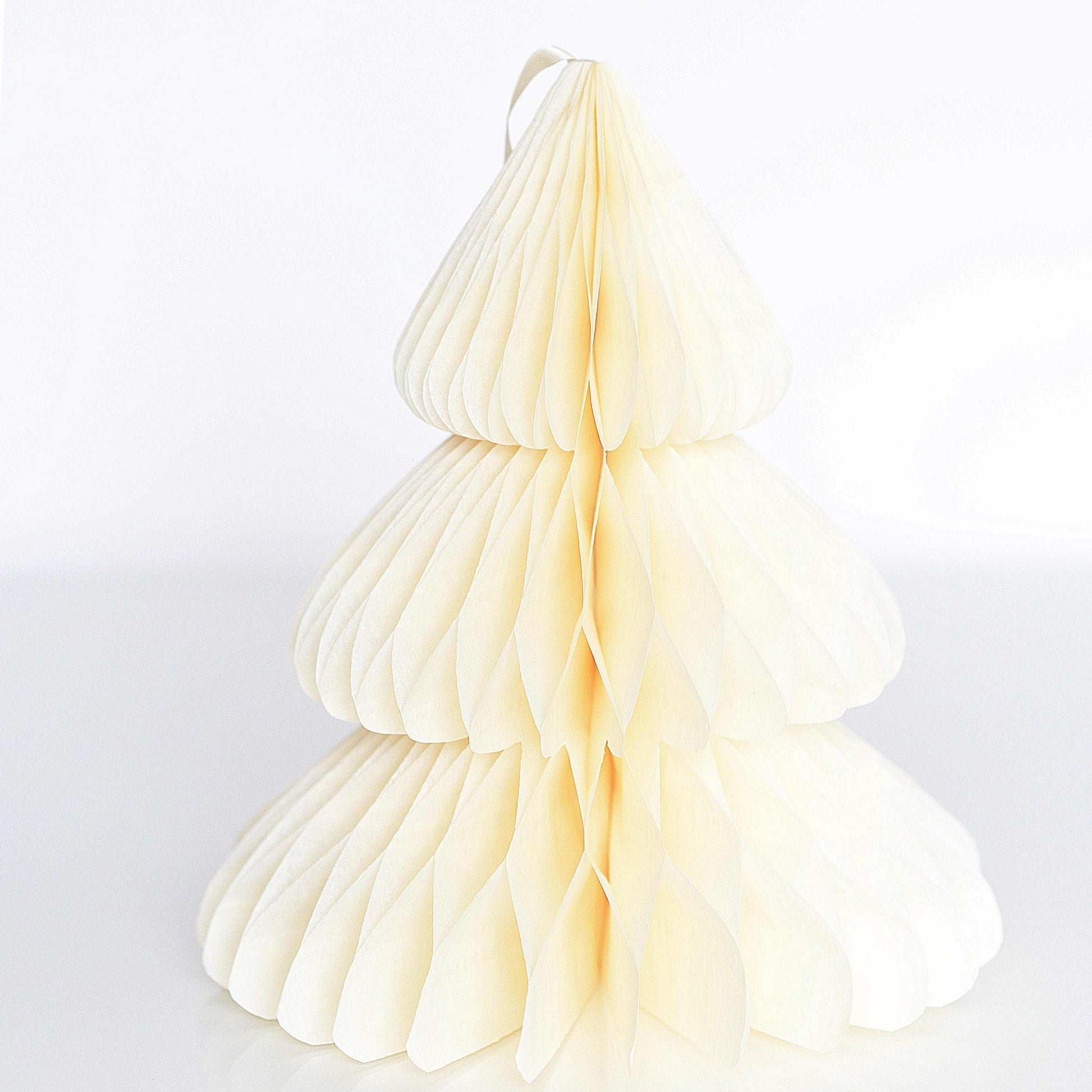 Tissue paper Christmas tree set | Paper honeycomb set | Christmas decorations | Holiday decor