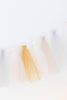 physical Tulle Tassel Garland, Birthday Party Banner, Nursery Decor, Fairy Lights Garland - customizable Decopompoms