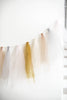 physical Tulle Tassel Garland, Birthday Party Banner, Nursery Decor, Fairy Lights Garland - customizable Decopompoms