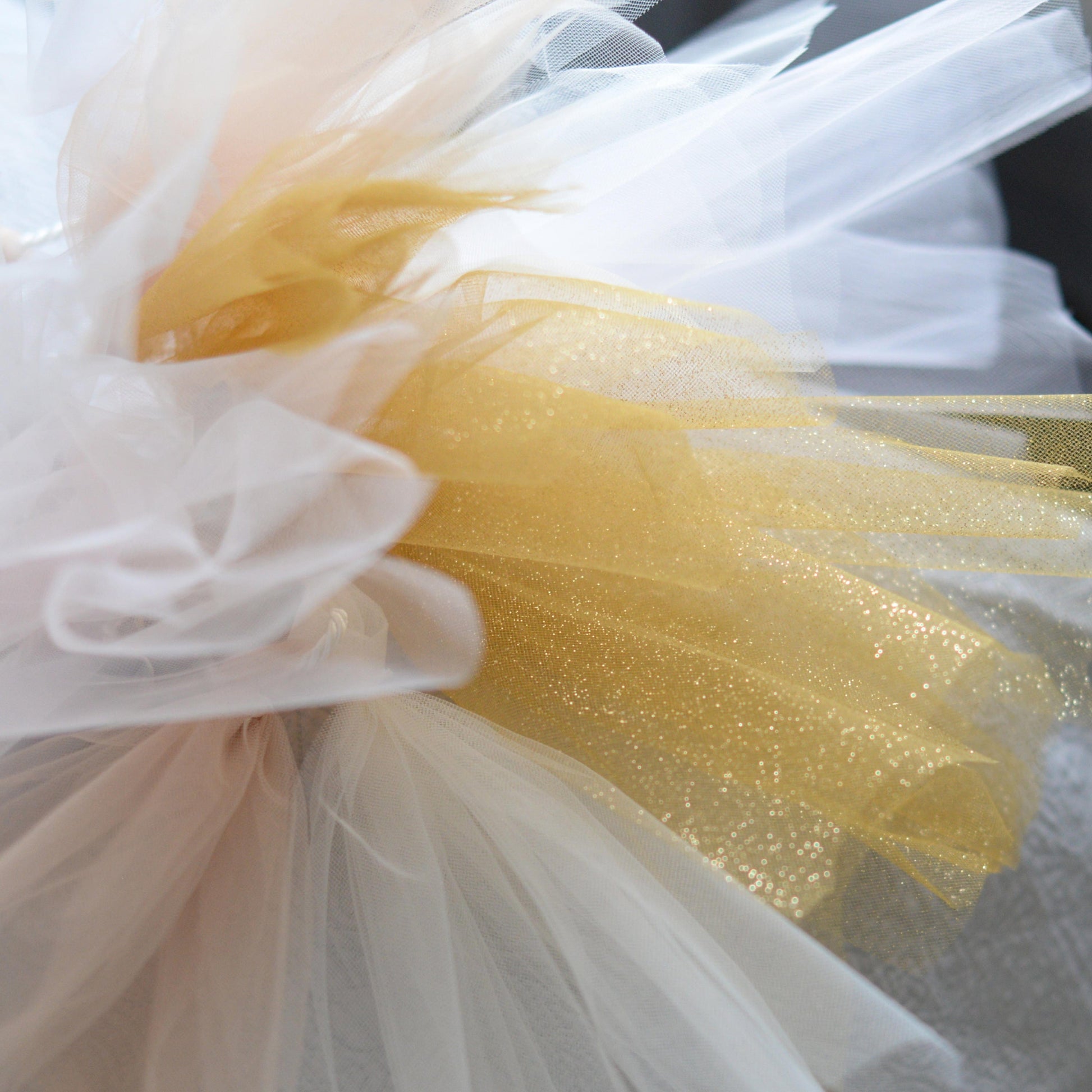 Tulle Tassel Garland, Birthday Party Banner, Nursery Decor, Fairy Lights Garland - customizable