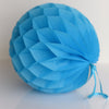 physical TURQUOISE paper honeycomb ball | Nautical party decor |Gender reveal party Decopompoms