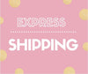 physical UAE express shipping  - 2-3 working days, add to your order - rush / expedited  order / upgrade / no eu Decopompoms