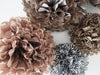 physical Wild Safari party decoration set  - Paper pom pom set of 16 | animal  theme birthday Decopompoms