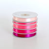 ribbon Baby Pink double sided satin ribbon roll - 25m decopompoms