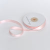 ribbon Light Pink double sided satin ribbon roll - 25m decopompoms