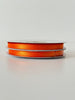 ribbon Orange double sided satin ribbon roll - 25m - 6mm - 12mm - craft, gift wrap, bows, sewing decopompoms