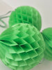 Standard honeycomb Apple green paper honeycomb - hanging party decorations decopompoms