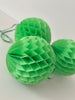 Standard honeycomb Apple green paper honeycomb - hanging party decorations decopompoms