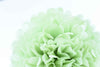 Light green Paper pom pom party decoration wedding decor  Baby shower decor  Paper flowers