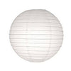 White Round Paper Lantern  - Wedding Party Decorations with LED light