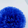 Paper pom pom in Parade blue party decorations royal blue 4th of July decor wedding Birthday party baby shower bridal shower paper flowers