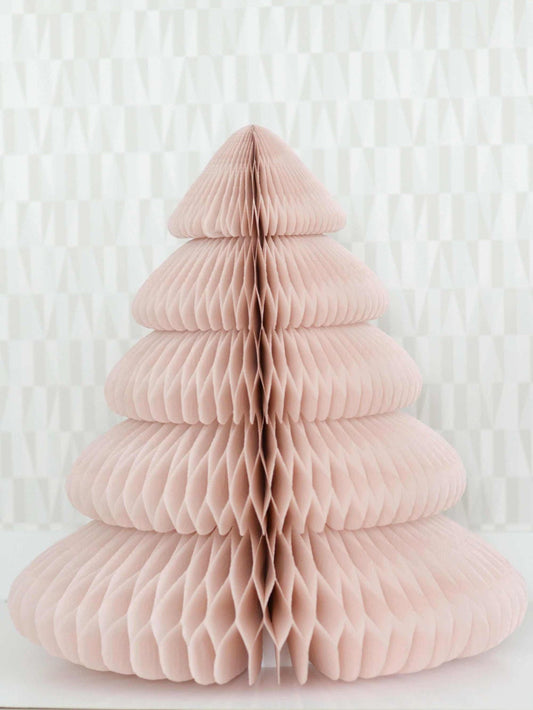 Huge paper honeycomb Christmas tree 18” / 45cm custom color home office ahop classroom decor ideas Xmas honeycomb pqrty decoration