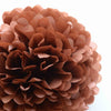 Copper Paper pom pom  party decorations shimmery copper - various sizes